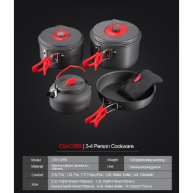 ظروف چهار نفره آلوکس مدل CW-C06S