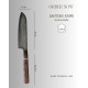 قیمت و خرید کارد YADWOOD Santoku مدل شهاب