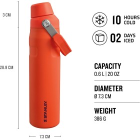 بطری استنلی 600 میلی لیتر مدل Aerolight IceFlow Fast Flow